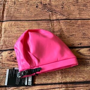 Hairbrella Satin-Lined Waterproof, Adjustable Swim Cap in hot pink